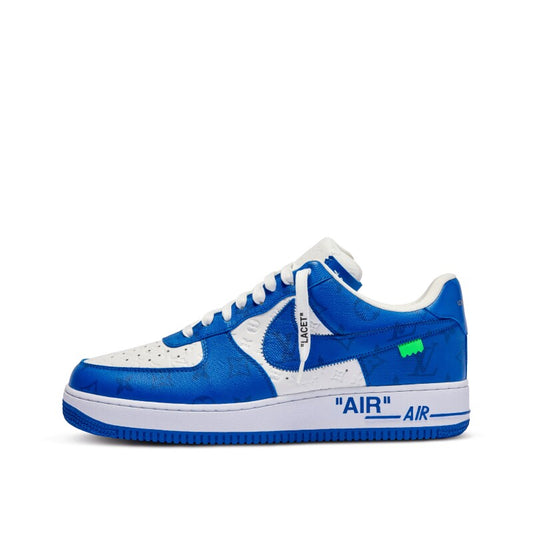 NIKE AIR FORCE 1 07’ X LOUIS VUITTON BLUE WHITE