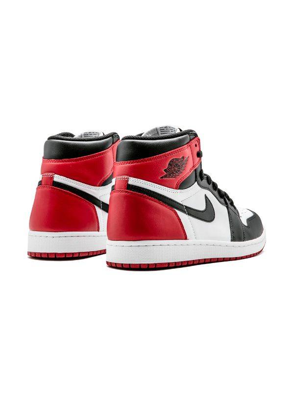 AIR JORDAN 1 RETRO HIGH SATIN BLACK TOE