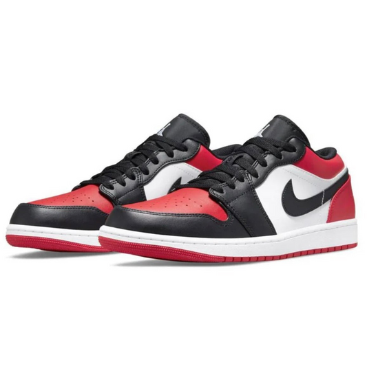 Jordan 1 Low “ Bred Toe ‘’